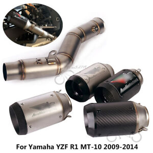 Yamaha Yzfr 1000 R1 04 t012 Silenciador De Escape Junta Sellos & Abrazadera De Acero