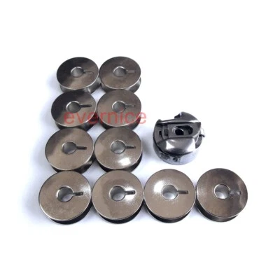 BOBBIN CASE& 10 BOBBINS FOR PFAFF SEWING MACHINE 260 262 362 463 563 11001200 - Image 1 of 4