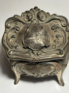Vintage Trinket Box Capital Building JB 1298 - Picture 1 of 6