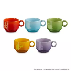 Le Creuset Pokemon Collection stacking Mug Cup 5 pieces set 2024 - Picture 1 of 5