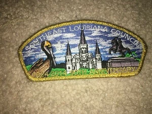 Boy Scout BSA GMY 2014 1924 90th Southeast Louisiana Council Strip CSP Patch - Afbeelding 1 van 1