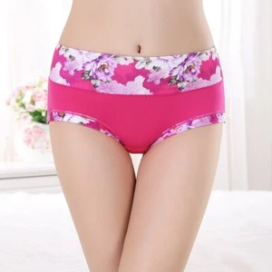 Unterwäsche Damen Blumenhöschen kurze Slips sexy Dessous weiblich Baumwolle Höschen - Bild 1 von 21