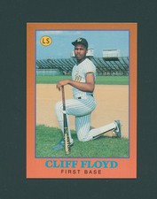1991 LITTLE SUN HIGH SCHOOL BASEBALL GOLD PROSPECTS #19 CLIFF FLOYD (NM-MT)