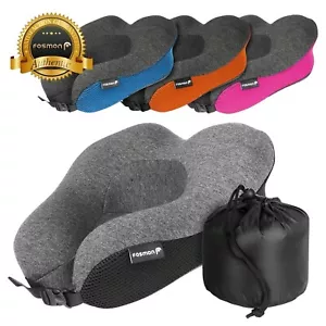 Memory Foam U Shaped Travel Pillow Neck Support Head Rest Car Plane Soft Cushion - Picture 1 of 52