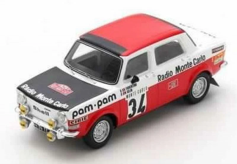 Simca 1000 Rally 2 Rally Monte Carlo 1973 Fiorentino-Gelin 1:43 SPARK S9457 - Immagine 1 di 1