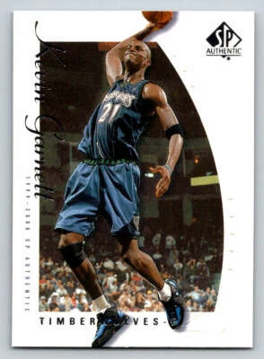 1999-00 SP Authentic #47 Kevin Garnett (ref 220034) - Image 1 of 2
