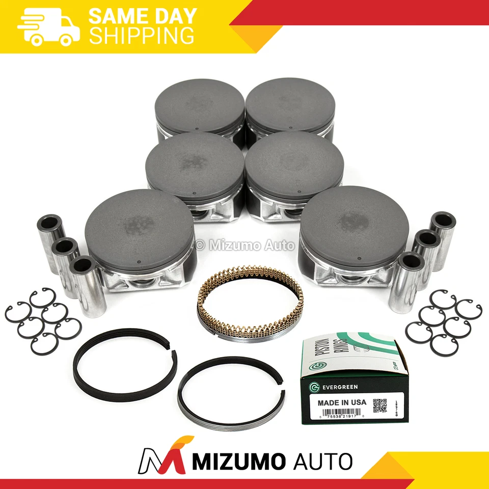 Pistones con anillos aptos 01-03 Infiniti QX4 Nissan Pathfinder 3.5 VQ35DE Foto 1 de 4