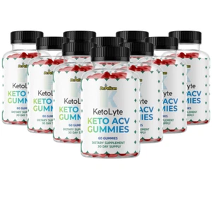 KetoLyte ACV Gummies- Keto & Weight Support- 10 Bottles- 600 Gummies - Picture 1 of 5