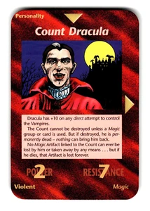 Count Dracula Control Card Unlimited INWO Illuminati New World Order Game - Picture 1 of 4