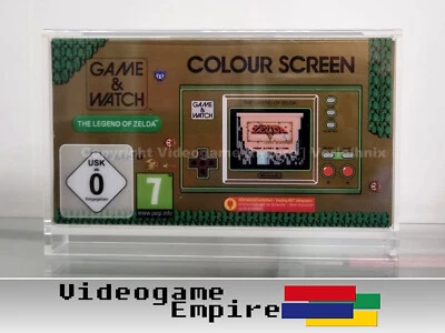 1x ACRYL BOX (UV) Game & Watch Colour Screen Super Mario Bros Zelda Schutzhülle