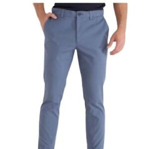 NWT Banana Republic Men's Flat Front Lightweight Pants Blue 38x30 $70 3HL221