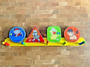 Sandmann Pittiplatsch Kleiderhaken Kinder Hakenleiste Garderobenhaken wie DDR - Bild 1 von 11
