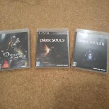 Dark Souls 1 / Dark Souls 2 / Demons Souls PlayStation3 3set Used
