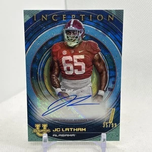 2022-23 Bowman Inception University Auto Blue Foil /99 JC Latham #BIA-JL Auto - Picture 1 of 6