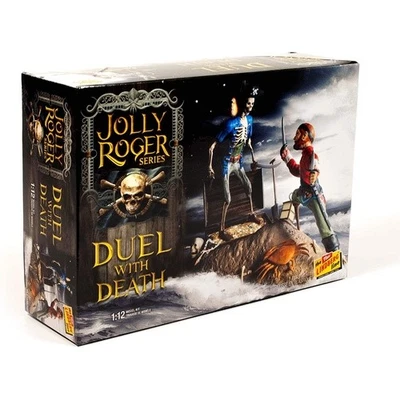 LINDBERG 1/12 JOLLY ROGER SERIES: DUEL WITH DEATH 2T PLASTIC MODEL KIT - Image 1 of 2