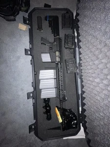 VFC SR25 ECC AIRSOFT M4 GBB RIFLE LICENSED BY KNIGHT'S Includes everything shown - Picture 1 of 1