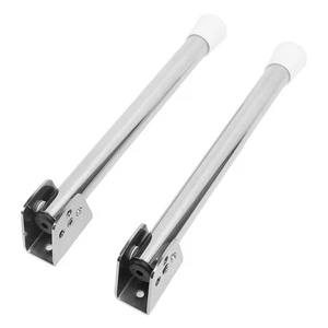 »1 Pair Seat Support Swing Leg For Foldable Boat Bench Stainless Steel Enhanced - Foto 1 di 12