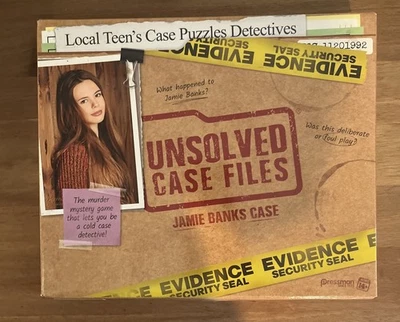 Pressman Unsolved Case Files: Jamie Banks Game complete W/evidence envelope - Image 1 of 2
