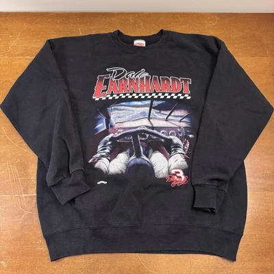 Sudadera De Colección Dale Earnhardt Para Hombres XL Negra EE. UU. Driver Años 90 Carreras Nuez moscada Foto 1 de 4