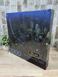 San Francisco bei Nacht Transamerica Pyramide⭐️1000 Stck. 24 Zoll x 30 Zoll Puzzle⭐️VERSIEGELT - Bild 1 von 3