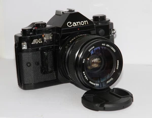 Canon A-1 analoge Spiegelreflexkamera 35 mm & Objektiv. Getestet. Kostenlose Garantie. Siehe Beschreibung. - Bild 1 von 19