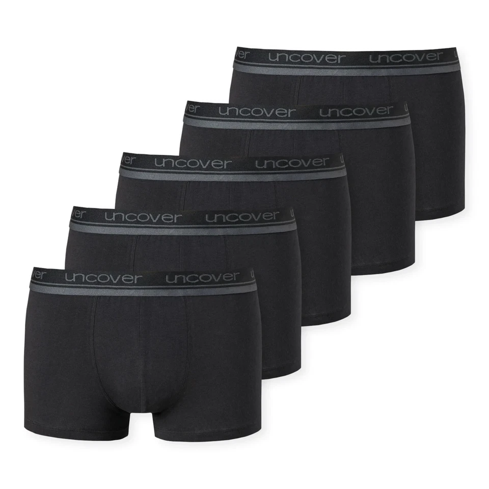 Uncover Di Schiesser Boxer Da Uomo, 5 Pezzi - Shorts, Jersey Singolo, Ei... - Immagine 1 di 1