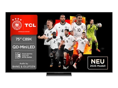TCL Fernseher 75C89K 75 Zoll 4K Ultra HD QLED Mini LED TV #2552963 - Bild 1 von 4