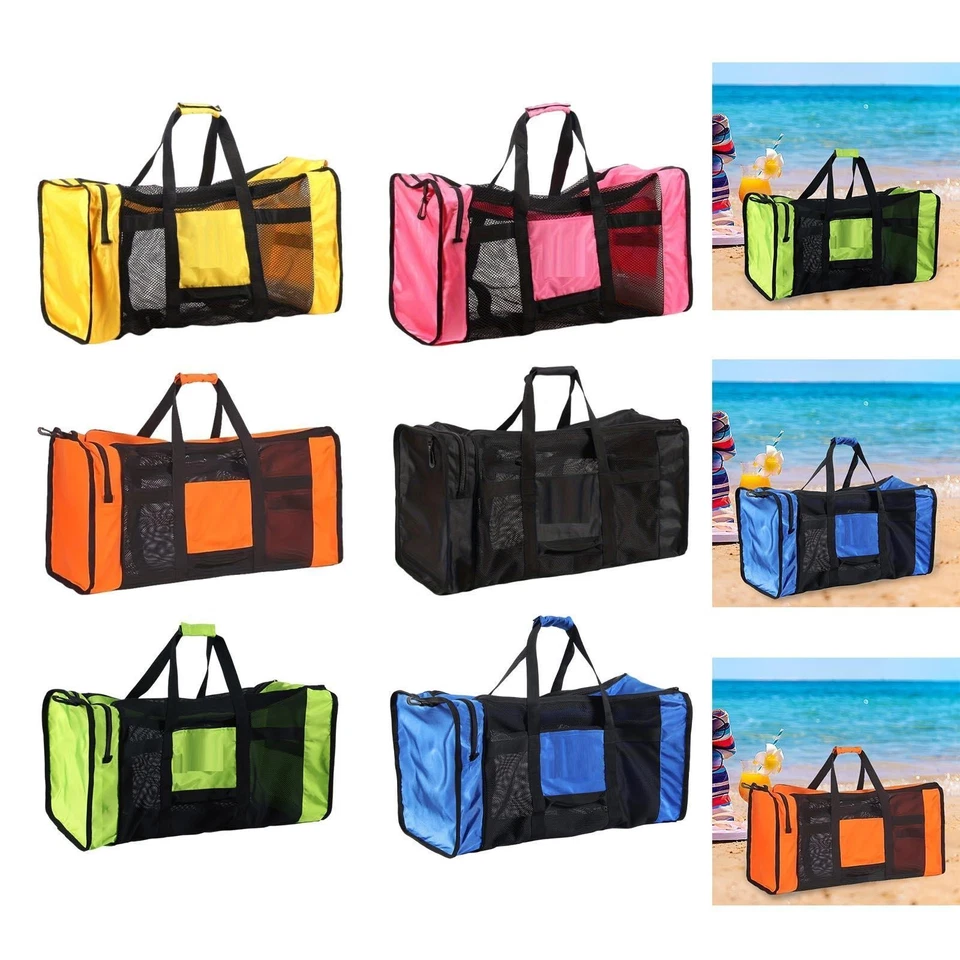 Mesh Dive Bag Scuba Gear Bag Large Capacity Breathable Zipper Beach Tote for - Image 1 of 1