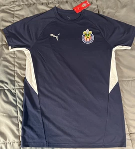 CD Guadalajara Fußball Evo Stripe Tee Herren Größe M RAR Puma Production Sample - Bild 1 von 5