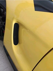 2x Corvette C5 Grill Side Vent Grille For Chevrolet Fender Cover 1997-2004 Chevy - Picture 1 of 6