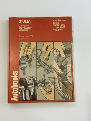 Raro Alfa Romeo Giulia, 1962-74 Autobook 724  Foto 1 de 4