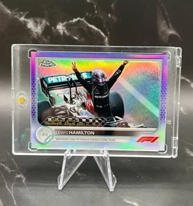 2022 Topps Chrome Formula 1 Lewis Hamilton Purple Refractor #/399 #154 Card MINT - Bild 1 von 2