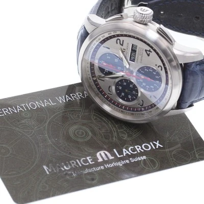 Maurice Lacroix Masterpiece Master Chronograph Mp6018 AT SS Silver 43mm Grade AB - Image 1 of 4