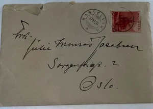 Norwegen 1938 früher Brief nach Oslo 20 Erz - Bild 1 von 3