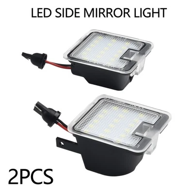 Side Mirror Lights LED Brand New Bright White Direct Replacement Plastic - Image 1 of 4