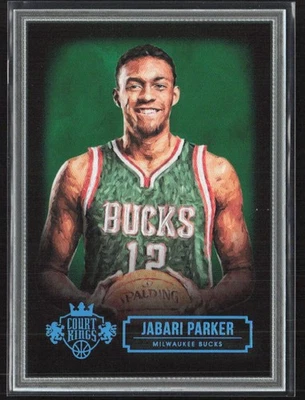 2015-16 Panini Court Kings Retratos Zafiro #/25 Jabari Parker #3 Bucks Foto 1 de 2