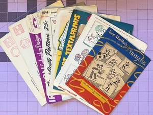Vintage Superior Vogart McCalls Simplicity Stickerei Transfers Bügelbild Schnitt - Bild 1 von 14
