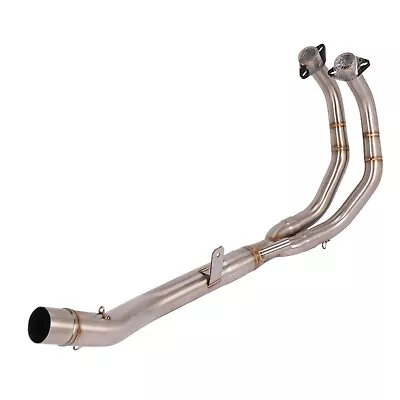 Full Exhaust System 51mm Header Link Pipe For Honda CBR500R CB500X/F 2013-2023 - Imagem 1 de 4