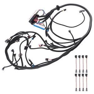 Engine Wire Harness for LS1 4.8L 5.3L 6.0L 1997-2006 Standalone 4L60E DBC EV1 - Picture 1 of 12