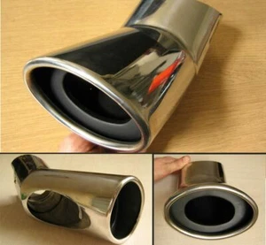 Marmitta Terminale Di Scarico Doppio per Mercedes ML w163 1997-2005 M Classe - Picture 1 of 8