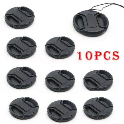 10X 55mm Snap-on Camera Front Lens Cap Cover Protector for Canon Leica Nikon - Image 1 of 4