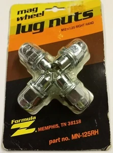 Formula Z Mag Wheel Lug Nut(s) 12mm x 1.25 RH - Right Hand - Set of Four (4) - Picture 1 of 5