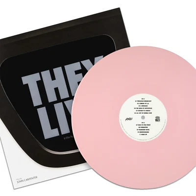John Carpenter - They Live Soundtrack - Vinyl LP - Death Waltz - Bubblegum Pink - Image 1 of 3