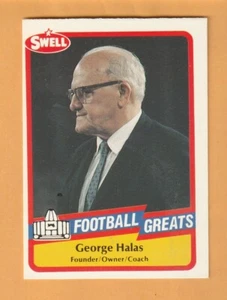 George Halas Chicago Bears 1989 Swell Greats #9 Salón de la fama Illinois Fighting Illini - Imagen 1 de 2