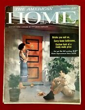 🔴 1957 The American Home Garden Cooking Fashion Entertainment Arts Crafts Food