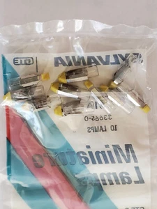 10pcs Sylvania 51A Miniature Switchboard Lamps 33665-0 - Picture 1 of 4