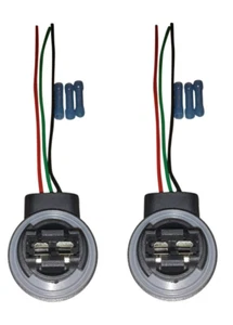 - Set of 2-3157/4157 Wire Harness Pigtail Socket for LED and Standard Bulbs Turn - Picture 1 of 12