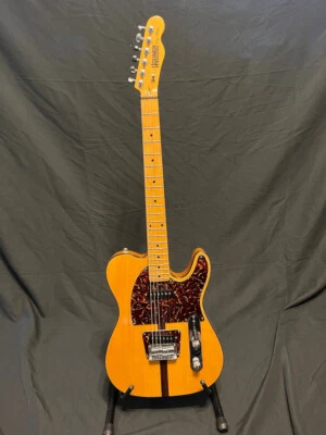 Guitarra Hohner The Prinz Flame Top Tele Prince 1987 con estuche Foto 1 de 4