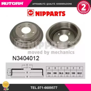 N3404012 Coppia tamburo freno posteriore (NIPPARTS) - Imagen 1 de 1
