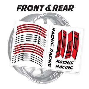 JAZZ19 17'' Rim Wheel Stickers Decal Graphic For MV Agusta Brutale 1000 RR 20-21 - Picture 1 of 10